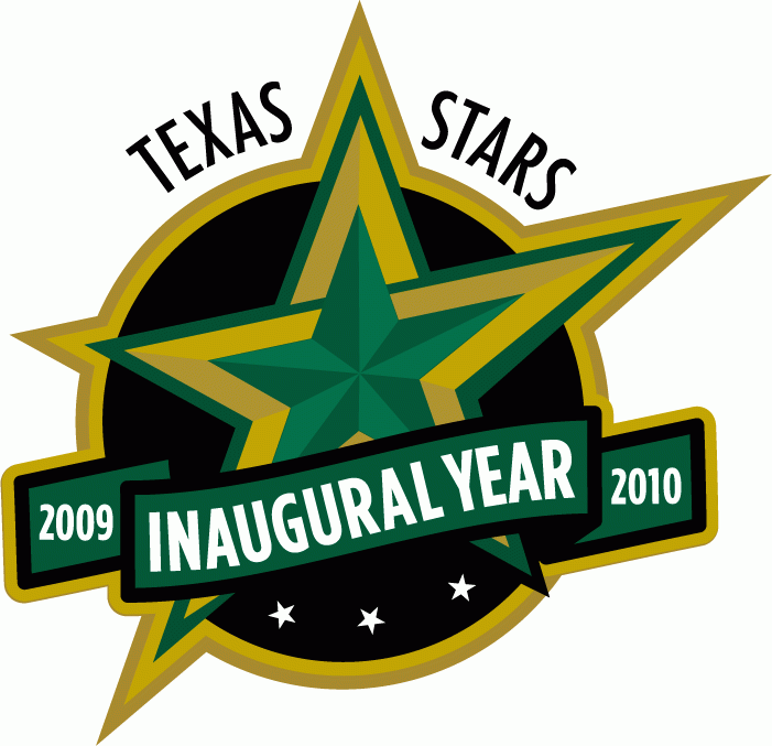 Texas Stars 2009 10 Anniversary Logo iron on transfers for clothing